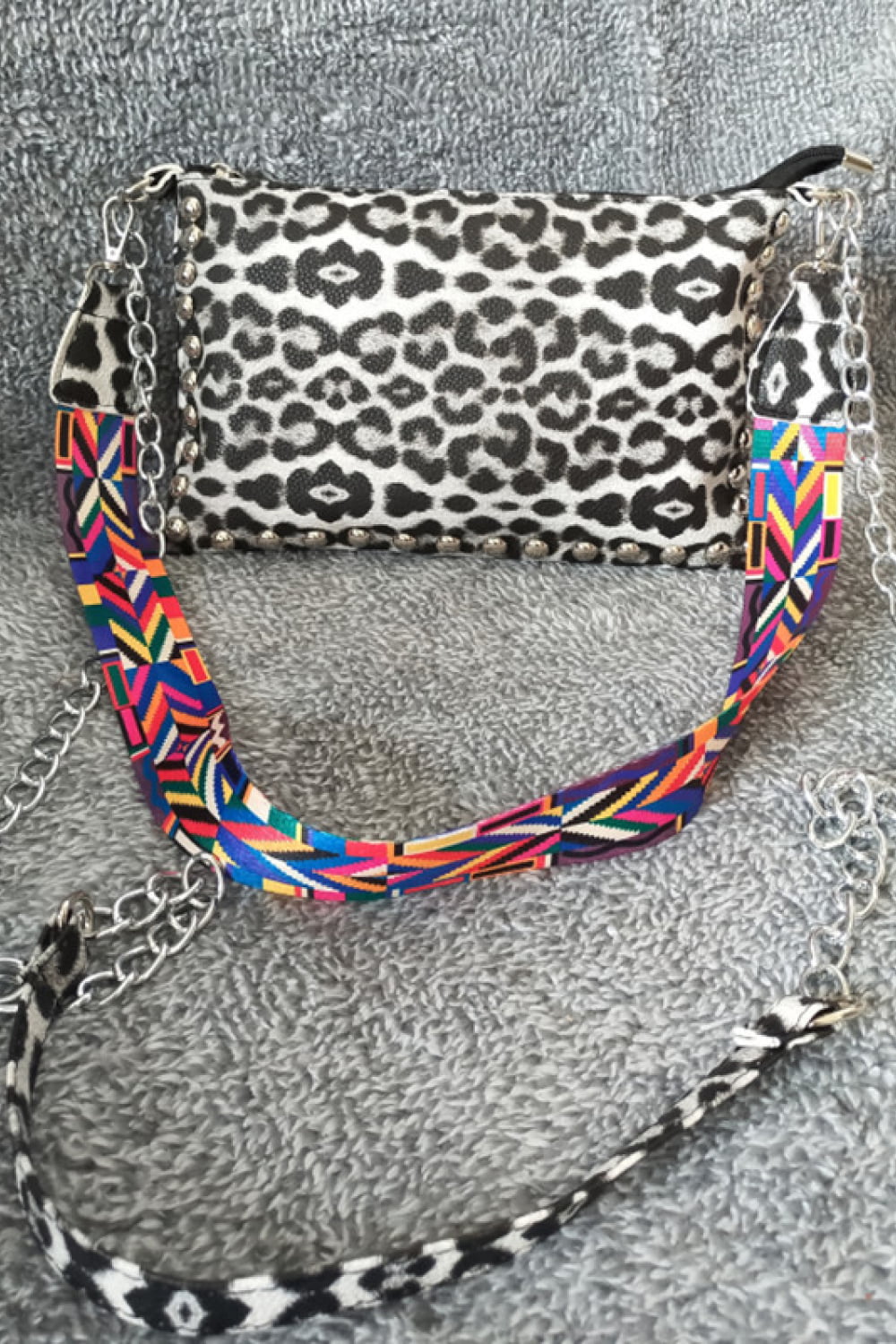 Adored Vegan Leather Studded Shoulder Bag - Beautifeye Boutique