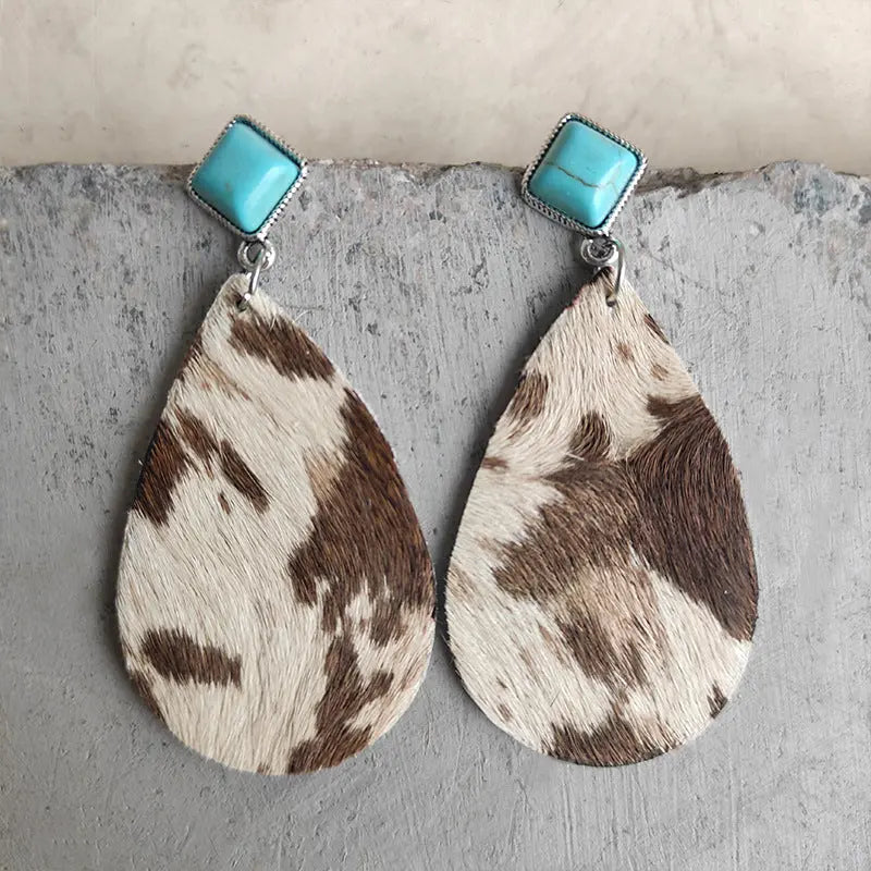Turquoise Teardrop Earrings - Beautifeye Boutique