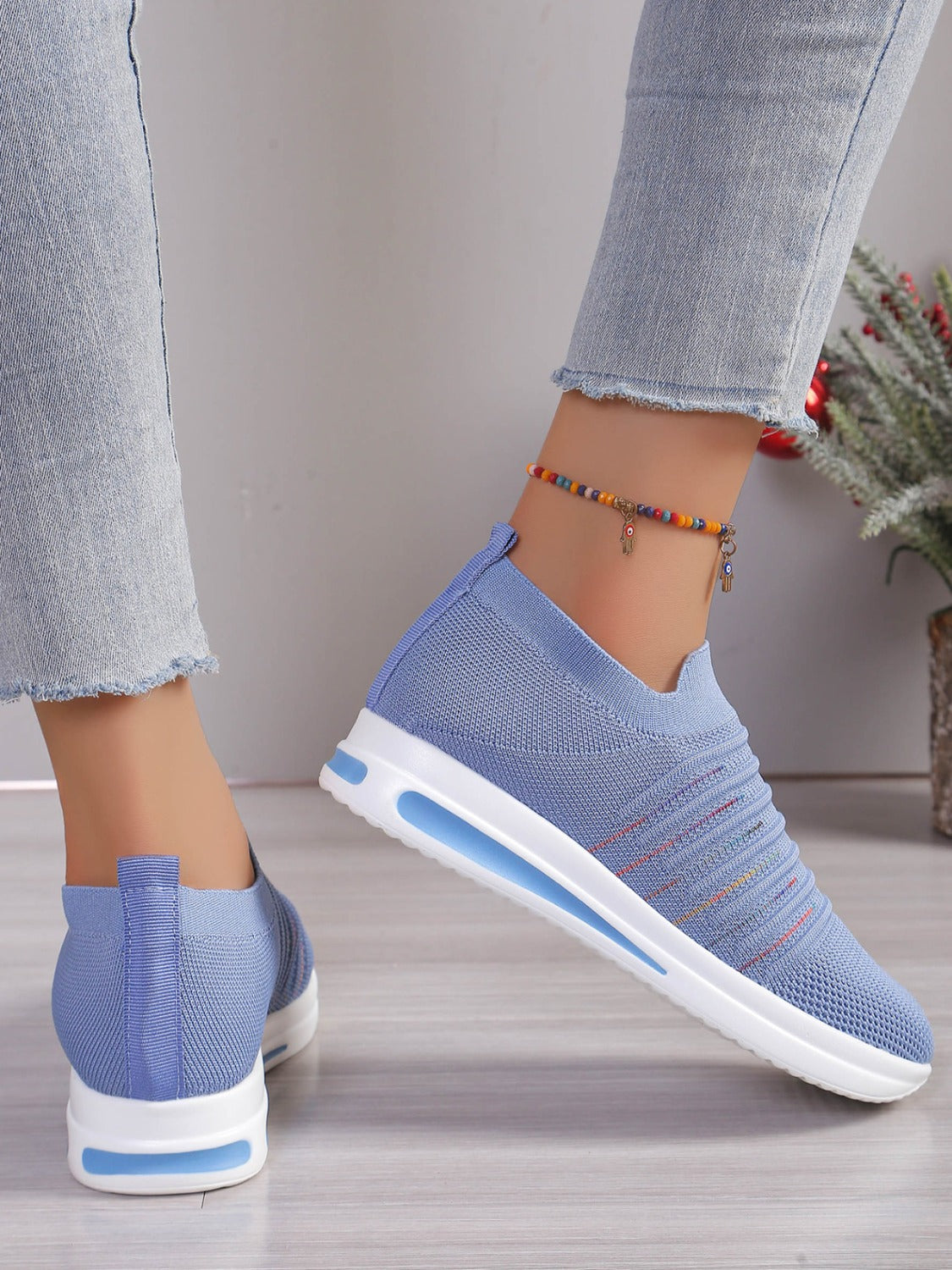Breathable Mesh Wedge Sneakers - Beautifeye Boutique