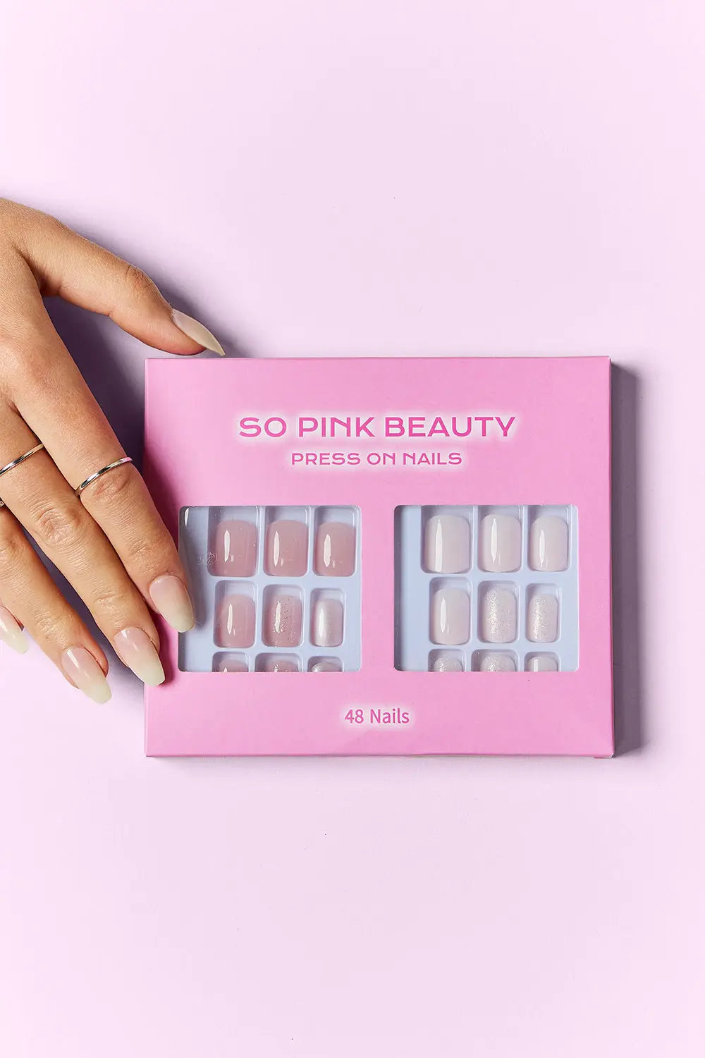 SO PINK BEAUTY Press On Nails 2 Packs - Beautifeye Boutique