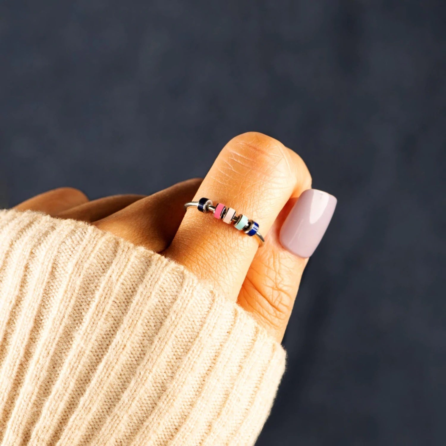 925 Sterling Silver Oil Drip Ring - Beautifeye Boutique