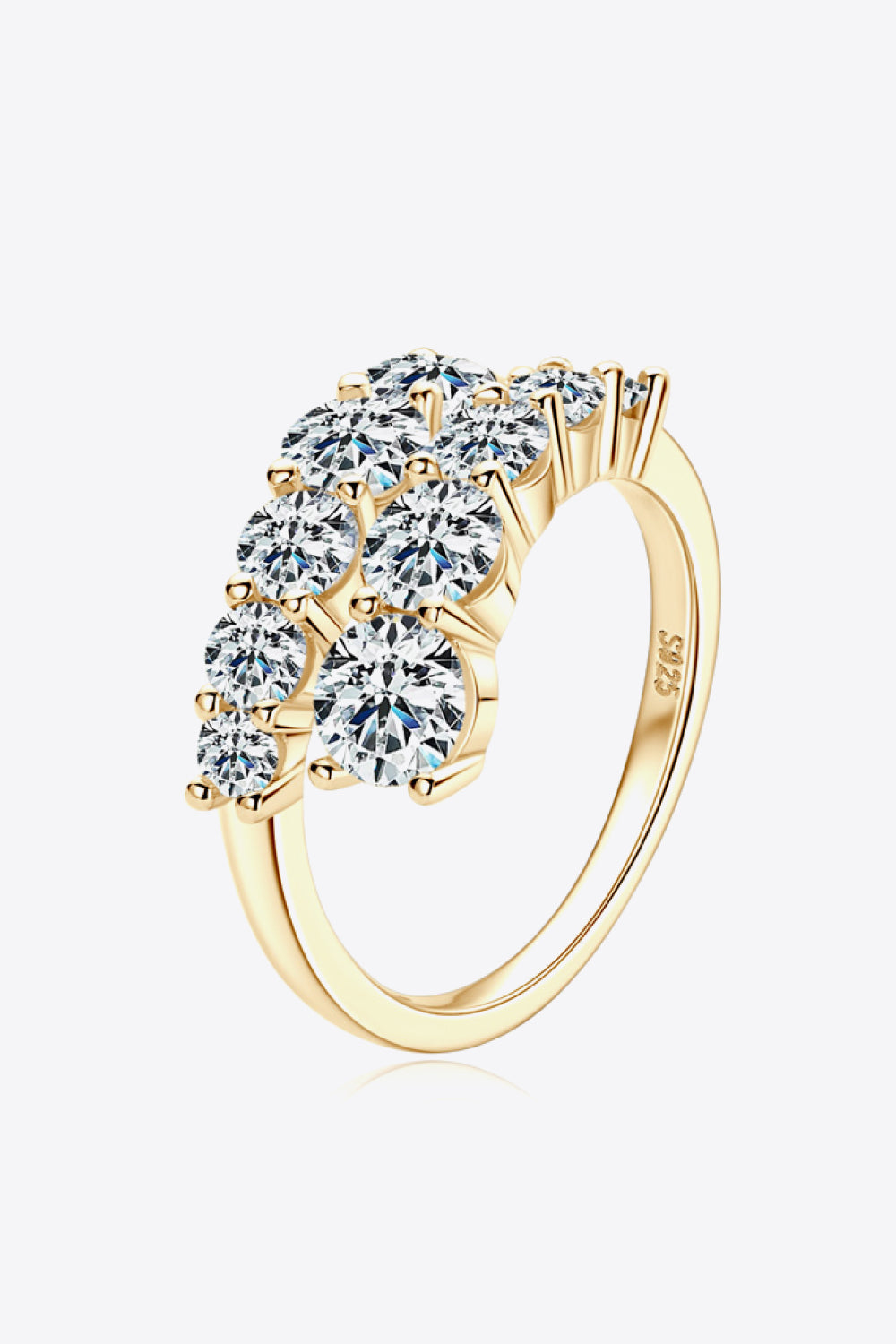 Adored Moissanite .925 Sterling Silver Ring - Beautifeye Boutique