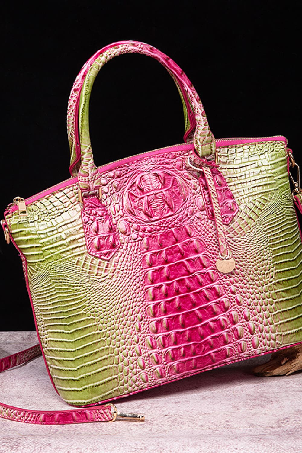 Gradient PU Leather Handbag - Beautifeye Boutique