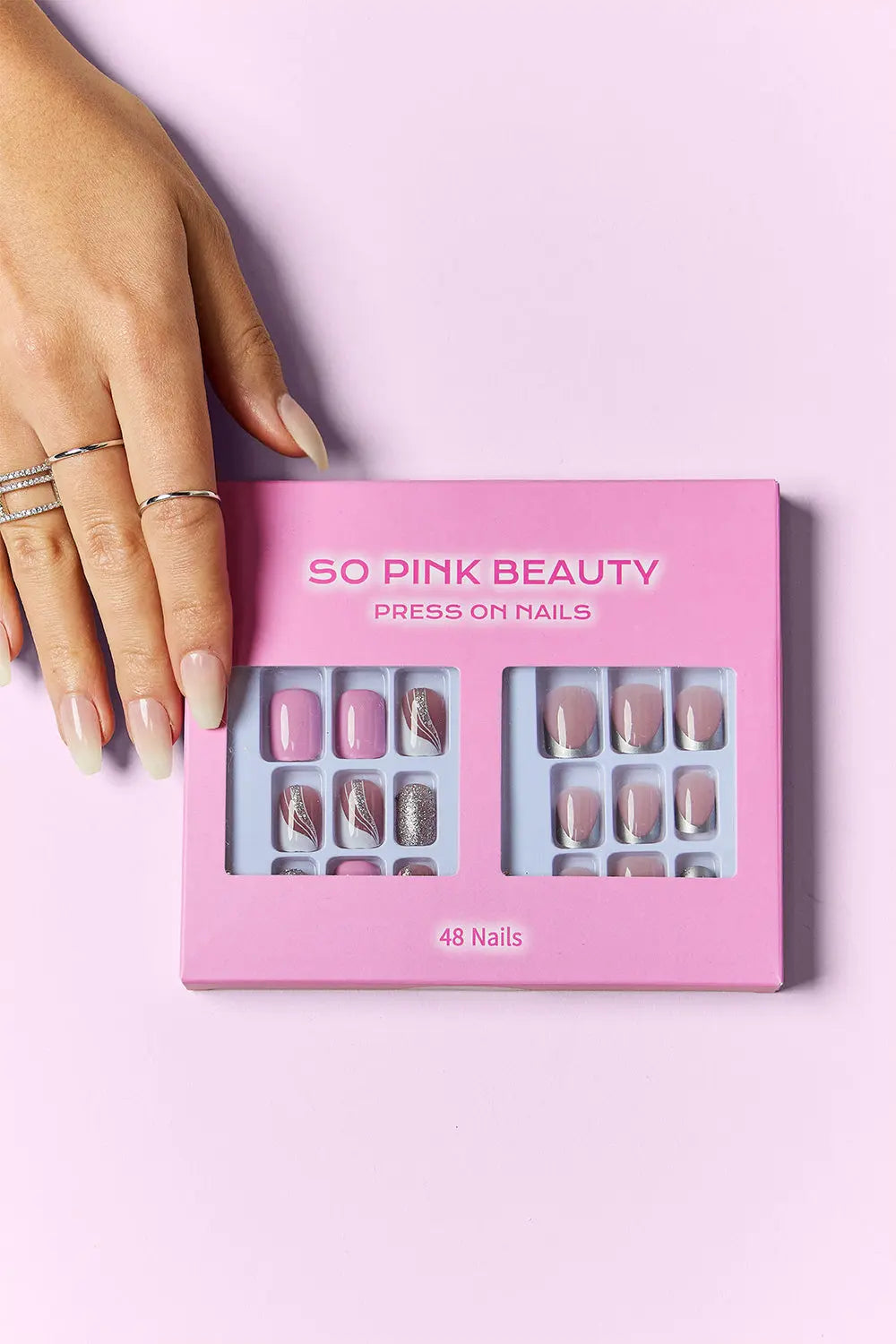 SO PINK BEAUTY Press On Nails 2 Packs - Beautifeye Boutique