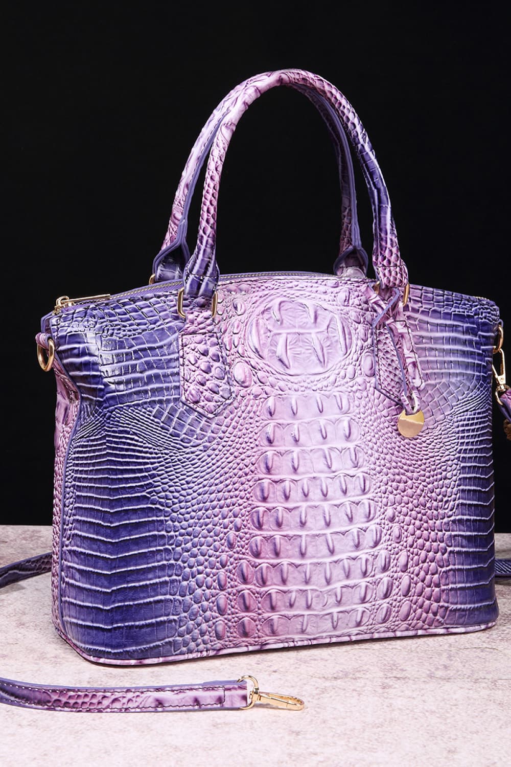 Gradient PU Leather Handbag - Beautifeye Boutique