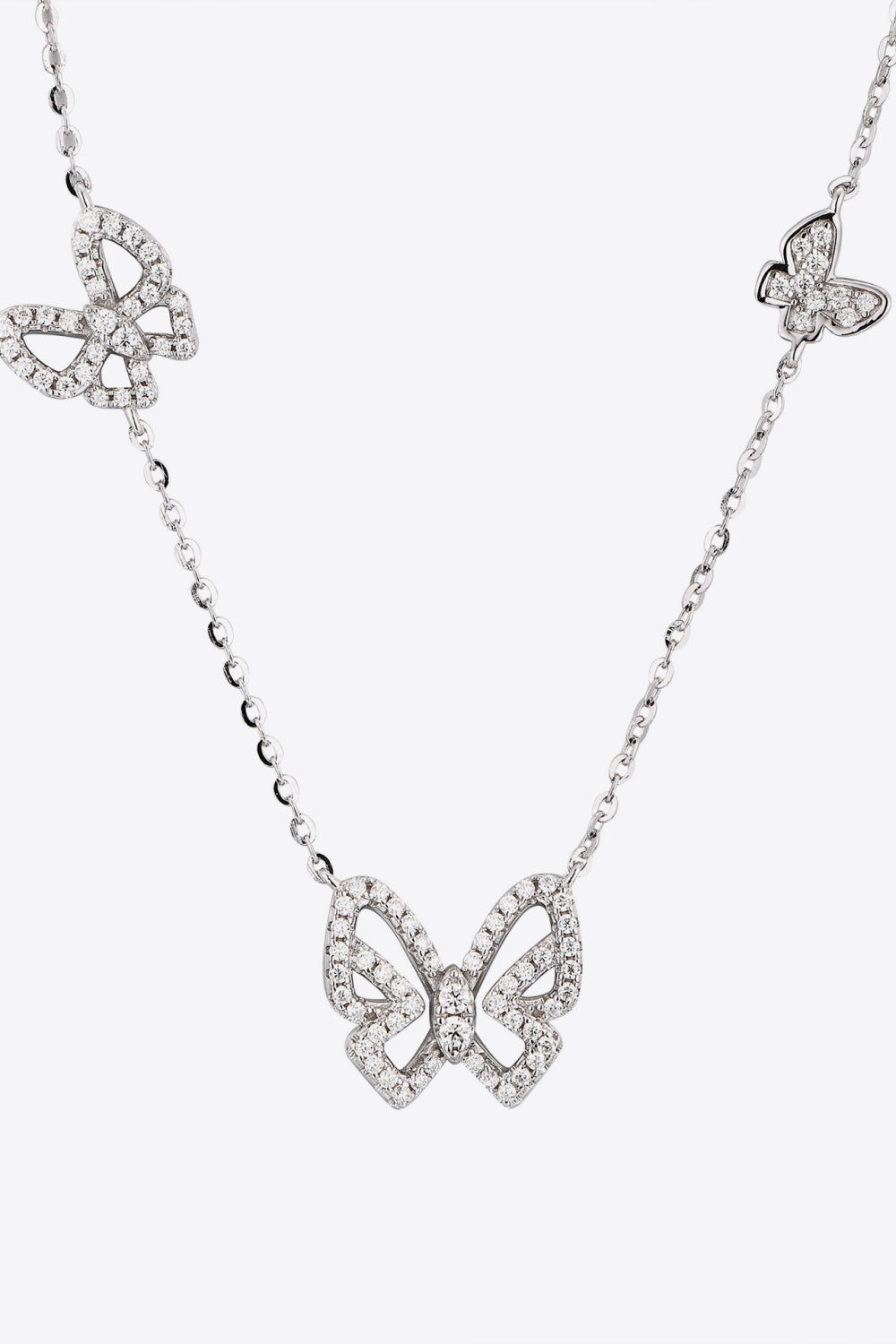Moissanite Butterfly Shape Necklace - Beautifeye Boutique