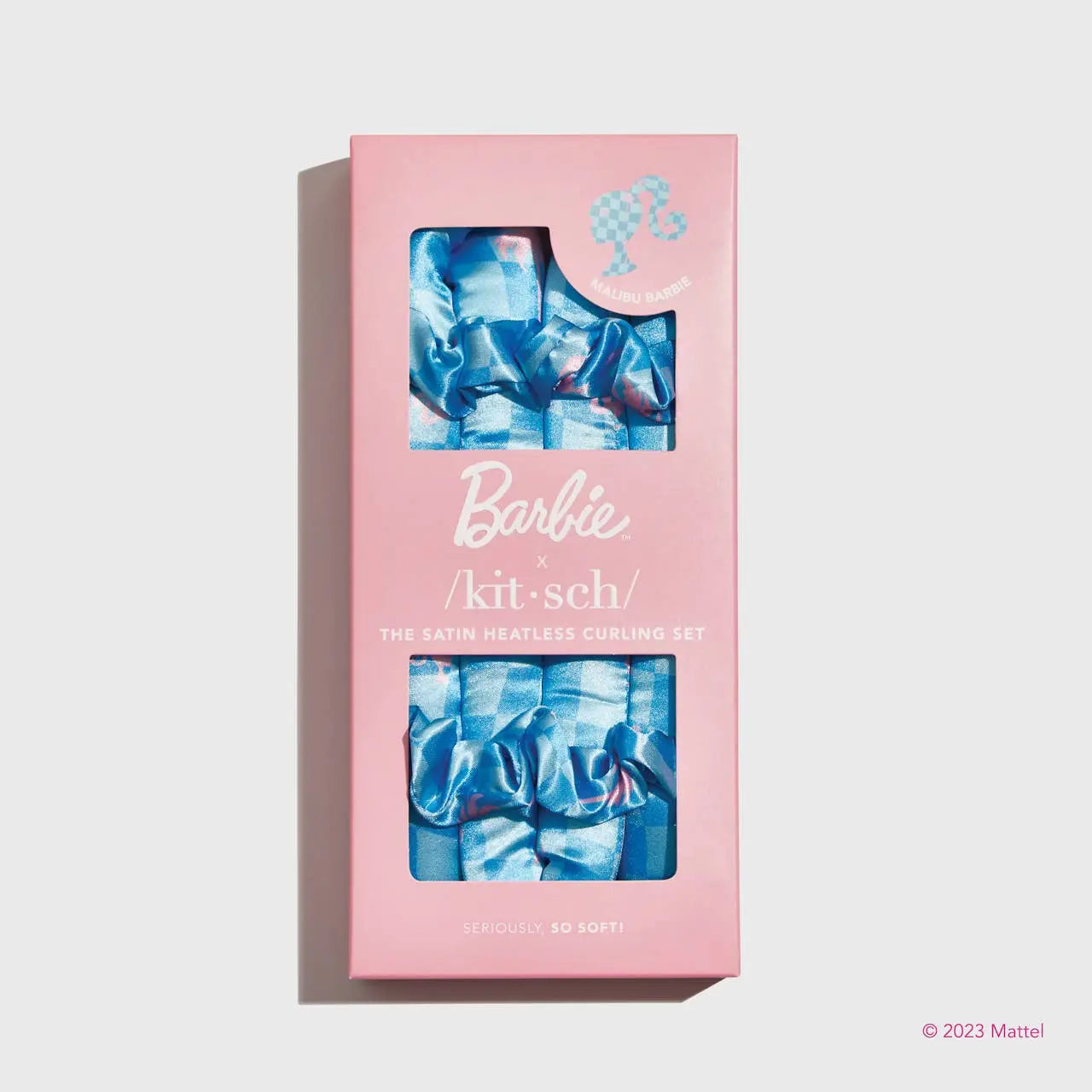 Barbie x Kitsch Satin Heatless Curling Set - Malibu Barbie - Beautifeye Boutique