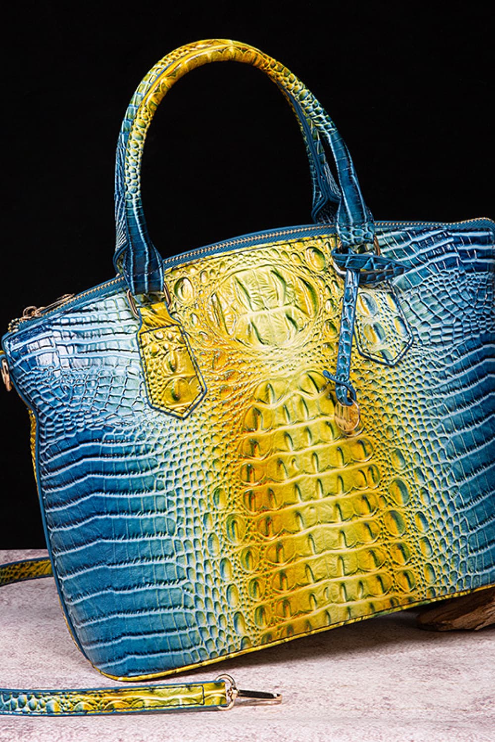 Gradient PU Leather Handbag - Beautifeye Boutique