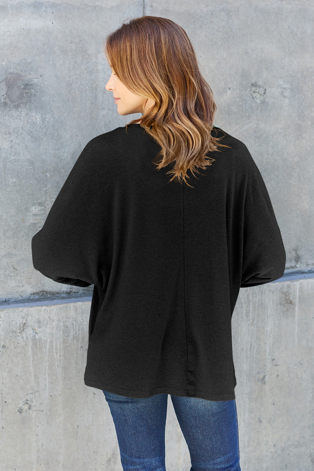 Double Take Full Size Round Neck Long Sleeve T-Shirt - Beautifeye Boutique