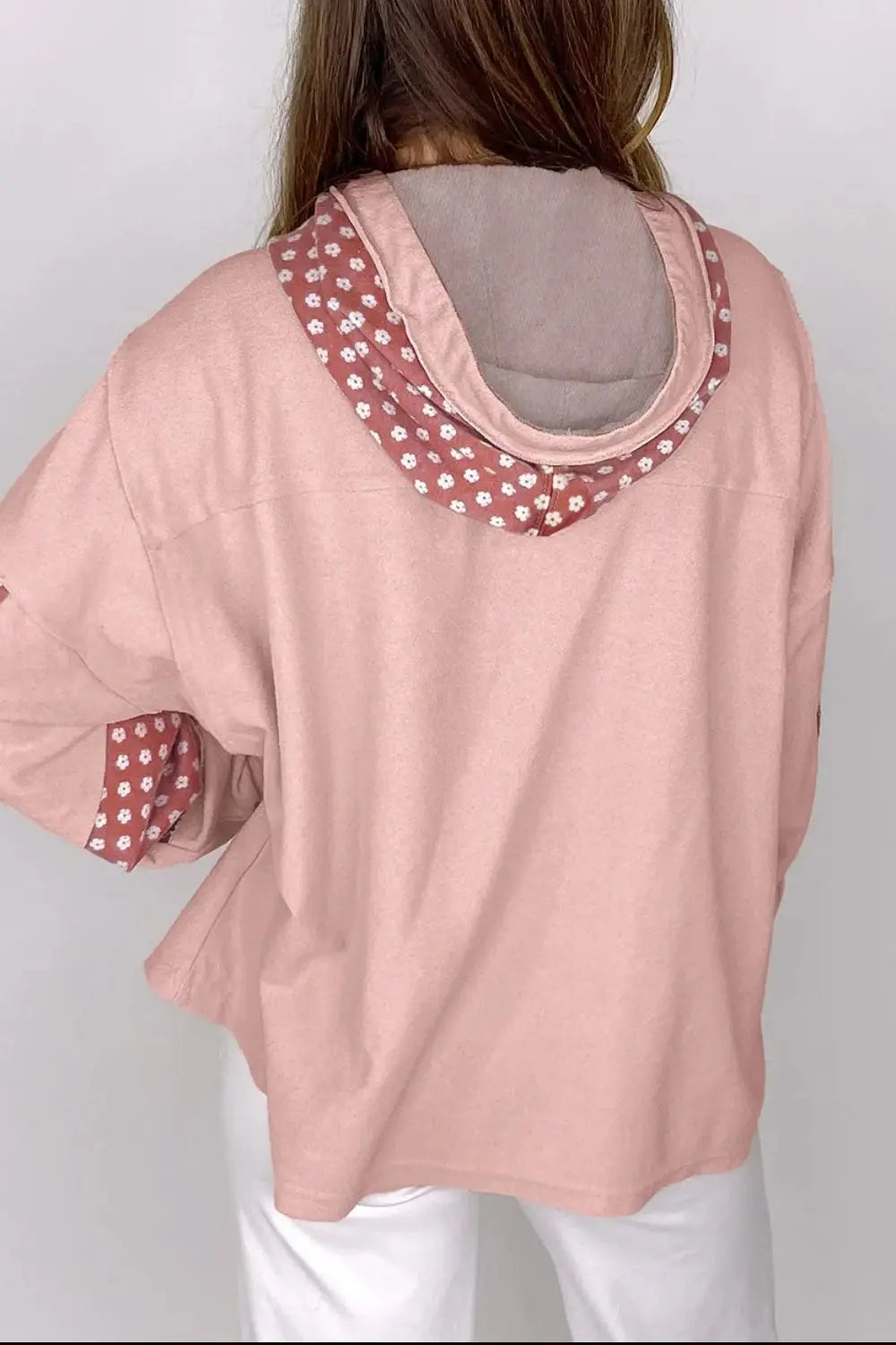 Drawstring Star Long Sleeve Hoodie - Beautifeye Boutique