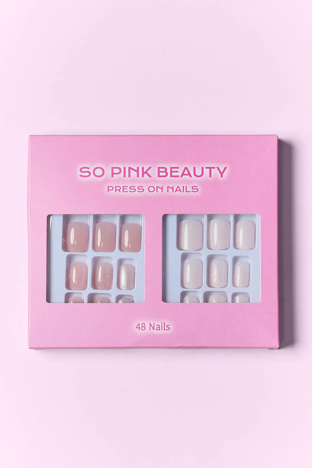 SO PINK BEAUTY Press On Nails 2 Packs - Beautifeye Boutique