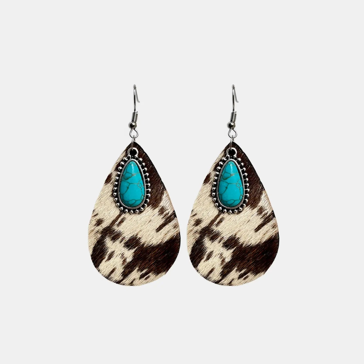 Country Sass Turquoise Teardrop Earrings - Beautifeye Boutique
