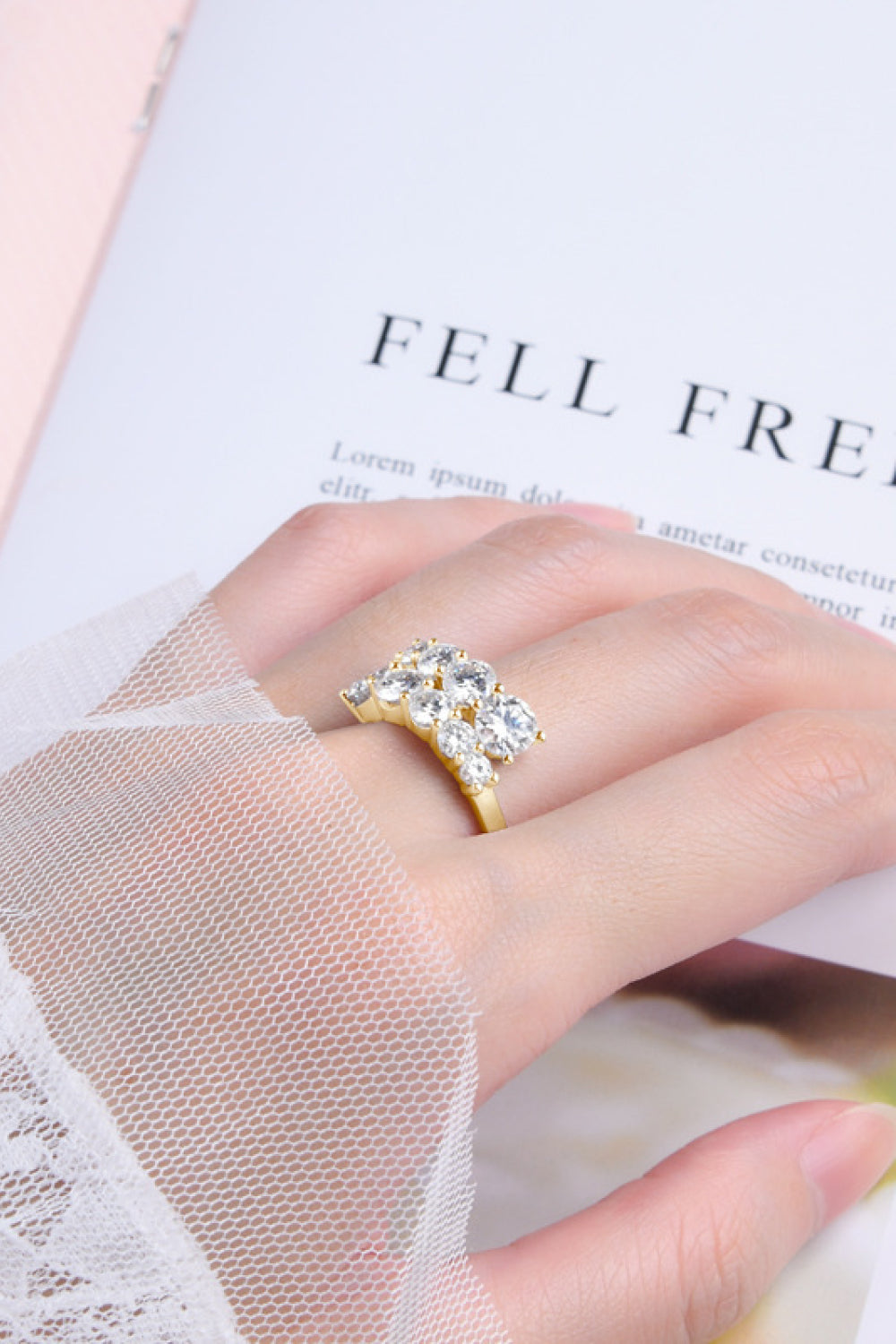 Adored Moissanite .925 Sterling Silver Ring - Beautifeye Boutique