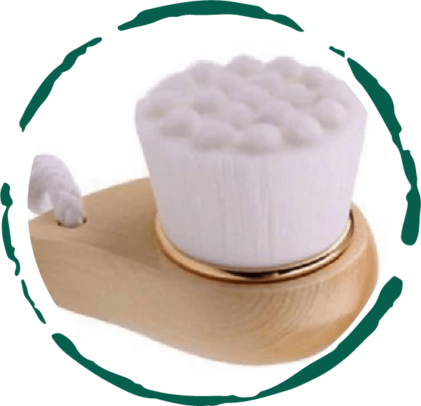 Facial Brush Bamboo Handle BeNat