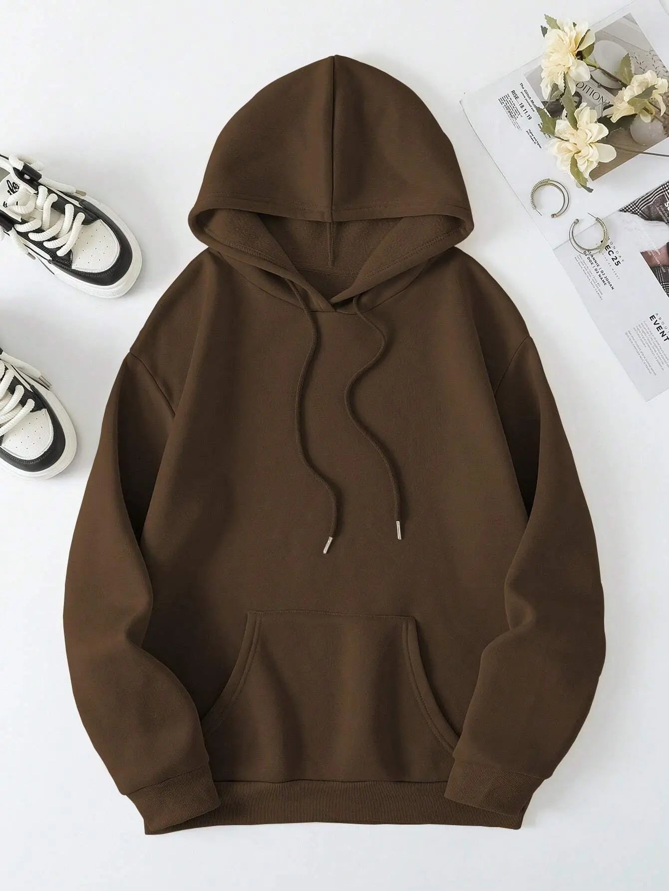 FAITH OVER FEAR Dropped Shoulder Hoodie - Beautifeye Boutique